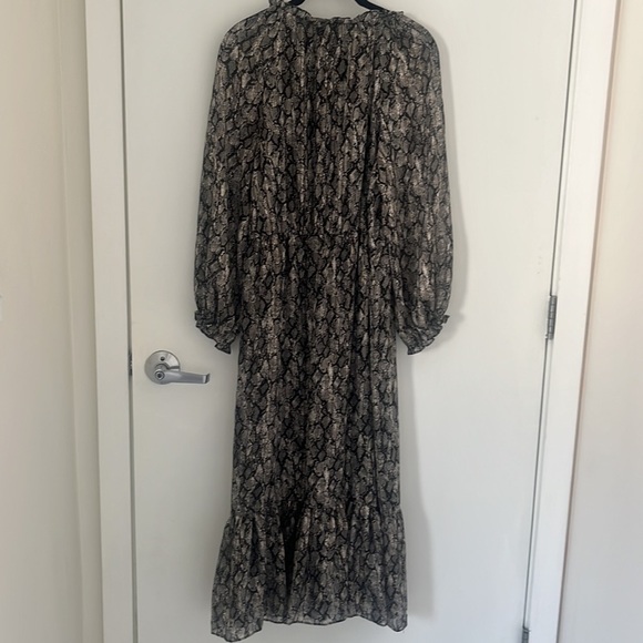 NWT ZARA ANIMAL PRINT MIDI DRESS size S - Picture 9 of 11